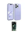 ieg™ iPhone 15 Pro Kılıf Kozmos Yansıma Özel Seri - Şeffaf 360 Full Body Arka Koruyucu