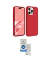 ieg™ iPhone 15 Pro Kılıf Kozmos Yansıma Özel Seri - Şeffaf Royal Nano Ekran Koruyucu