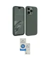 ieg™ iPhone 15 Pro Kılıf Kozmos Yansıma Özel Seri - Şeffaf Royal Nano Ekran Koruyucu