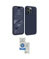 ieg™ iPhone 15 Pro Kılıf Kozmos Yansıma Özel Seri - Şeffaf Royal Nano Ekran Koruyucu