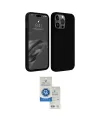 ieg™ iPhone 15 Pro Kılıf Kozmos Yansıma Özel Seri - Şeffaf Royal Nano Ekran Koruyucu