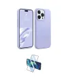 ieg™ iPhone 15 Pro Kılıf Kozmos Yansıma Özel Seri - Siyah 3D Antistatik Cam Ekran Koruyucu