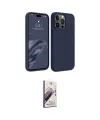 ieg™ iPhone 15 Pro Kılıf Kozmos Yansıma Özel Seri - Siyah Bilvis 3D Mat Cam Ekran Koruyucu