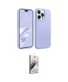ieg™ iPhone 15 Pro Kılıf Kozmos Yansıma Özel Seri - Siyah Bilvis 3D Mat Cam Ekran Koruyucu