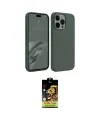 ieg™ iPhone 15 Pro Kılıf Kozmos Yansıma Özel Seri - Siyah Buffer Cam Ekran Koruyucu