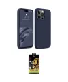 ieg™ iPhone 15 Pro Kılıf Kozmos Yansıma Özel Seri - Siyah Buffer Cam Ekran Koruyucu