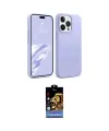 ieg™ iPhone 15 Pro Kılıf Kozmos Yansıma Özel Seri - Siyah Buffer Hayalet Cam Ekran Koruyucu