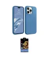 ieg™ iPhone 15 Pro Kılıf Kozmos Yansıma Özel Seri - Siyah Buffer Hayalet Cam Ekran Koruyucu
