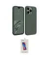 ieg™ iPhone 15 Pro Kılıf Kozmos Yansıma Özel Seri - Siyah Joko 5D Cam