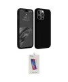ieg™ iPhone 15 Pro Kılıf Kozmos Yansıma Özel Seri - Siyah Joko 5D Cam