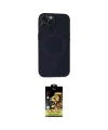 ieg™ iPhone 15 Pro Kılıf Kutup Serisi - Siyah Buffer Cam Ekran Koruyucu
