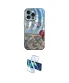 ieg™ iPhone 15 Pro Kılıf Nova Doku Prime - Siyah 3D Antistatik Cam Ekran Koruyucu