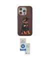 ieg™ iPhone 15 Pro Kılıf Nova Form Koleksiyonu - Şeffaf Royal Nano Ekran Koruyucu