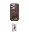 ieg™ iPhone 15 Pro Kılıf Nova Form Koleksiyonu - Siyah Bilvis 3D Cam Ekran Koruyucu