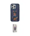 ieg™ iPhone 15 Pro Kılıf Nova Form Koleksiyonu - Siyah Bilvis 3D Cam Ekran Koruyucu