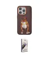 ieg™ iPhone 15 Pro Kılıf Nova Form Koleksiyonu - Siyah Bilvis 3D Mat Cam Ekran Koruyucu