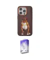 ieg™ iPhone 15 Pro Kılıf Nova Form Koleksiyonu - Siyah Bilvis 5in1 3D Magic Cam Ekran Koruyucu