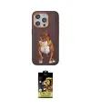 ieg™ iPhone 15 Pro Kılıf Nova Form Koleksiyonu - Siyah Buffer Cam Ekran Koruyucu