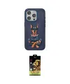 ieg™ iPhone 15 Pro Kılıf Nova Form Koleksiyonu - Siyah Buffer Cam Ekran Koruyucu