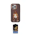 ieg™ iPhone 15 Pro Kılıf Nova Form Koleksiyonu - Siyah Buffer Hayalet Cam Ekran Koruyucu