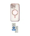 ieg™ iPhone 15 Pro Kılıf Nova Işık Özel Seri - Şeffaf Royal Nano Ekran Koruyucu