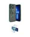 ieg™ iPhone 15 Pro Kılıf Nova Işık Özel Seri - Siyah 3D Antistatik Cam Ekran Koruyucu