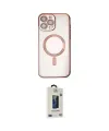 ieg™ iPhone 15 Pro Kılıf Nova Işık Özel Seri - Siyah Bilvis Hayalet Cam Ekran Koruyucu