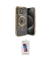 ieg™ iPhone 15 Pro Kılıf Nova Işık Özel Seri - Siyah Joko 5D Cam