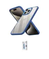 ieg™ iPhone 15 Pro Kılıf Nova Işık Serisi - Siyah Bilvis 0.18mm Plus Cam Ekran Koruyucu