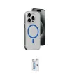 ieg™ iPhone 15 Pro Kılıf Odak Form Özel Seri - Siyah Bilvis 0.18mm Plus Cam Ekran Koruyucu