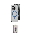 ieg™ iPhone 15 Pro Kılıf Odak Form Özel Seri - Siyah Bilvis 3D Cam Ekran Koruyucu