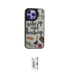 ieg™ iPhone 15 Pro Kılıf Odak Klasik Serisi - Siyah Bilvis 0.18mm Plus Cam Ekran Koruyucu