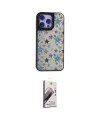 ieg™ iPhone 15 Pro Kılıf Odak Klasik Serisi - Siyah Bilvis 3D Mat Cam Ekran Koruyucu