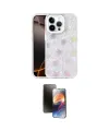 ieg™ iPhone 15 Pro Kılıf Odak Prime - Siyah 3D Antistatik Mat Seramik Nano Ekran Koruyucu