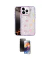 ieg™ iPhone 15 Pro Kılıf Odak Prime - Siyah 3D Antistatik Mat Seramik Nano Ekran Koruyucu