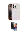 ieg™ iPhone 15 Pro Kılıf Odak Prime - Siyah 3D Antistatik Mat Seramik Nano Ekran Koruyucu