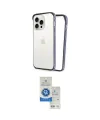 ieg™ iPhone 15 Pro Kılıf Pusula Asil Koleksiyonu - Şeffaf Royal Nano Ekran Koruyucu