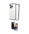 ieg™ iPhone 15 Pro Kılıf Pusula Asil Koleksiyonu - Siyah 3D Antistatik Mat Seramik Nano Ekran Koruyucu