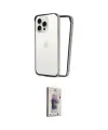 ieg™ iPhone 15 Pro Kılıf Pusula Asil Koleksiyonu - Siyah Bilvis 3D Cam Ekran Koruyucu
