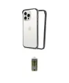 ieg™ iPhone 15 Pro Kılıf Pusula Asil Koleksiyonu - Siyah Joko Magic 5D Hayalet Cam
