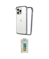 ieg™ iPhone 15 Pro Kılıf Pusula Asil Koleksiyonu - Siyah Polymer Nano Ekran Koruyucu