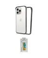 ieg™ iPhone 15 Pro Kılıf Pusula Asil Koleksiyonu - Siyah Polymer Nano Ekran Koruyucu
