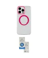 ieg™ iPhone 15 Pro Kılıf Pusula Form - Şeffaf Royal Nano Ekran Koruyucu