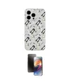 ieg™ iPhone 15 Pro Kılıf Pusula Form - Siyah 3D Antistatik Mat Seramik Nano Ekran Koruyucu