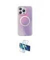 ieg™ iPhone 15 Pro Kılıf Pusula Form - Siyah 3D Antistatik Seramik Nano Ekran Koruyucu