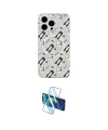 ieg™ iPhone 15 Pro Kılıf Pusula Form - Siyah 3D Antistatik Seramik Nano Ekran Koruyucu