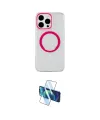 ieg™ iPhone 15 Pro Kılıf Pusula Form - Siyah 3D Antistatik Seramik Nano Ekran Koruyucu
