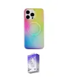 ieg™ iPhone 15 Pro Kılıf Pusula Form - Siyah Bilvis 5in1 3D Magic Cam Ekran Koruyucu