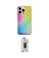 ieg™ iPhone 15 Pro Kılıf Pusula Form - Siyah Bilvis Hayalet Cam Ekran Koruyucu