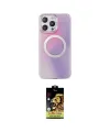 ieg™ iPhone 15 Pro Kılıf Pusula Form - Siyah Buffer Cam Ekran Koruyucu